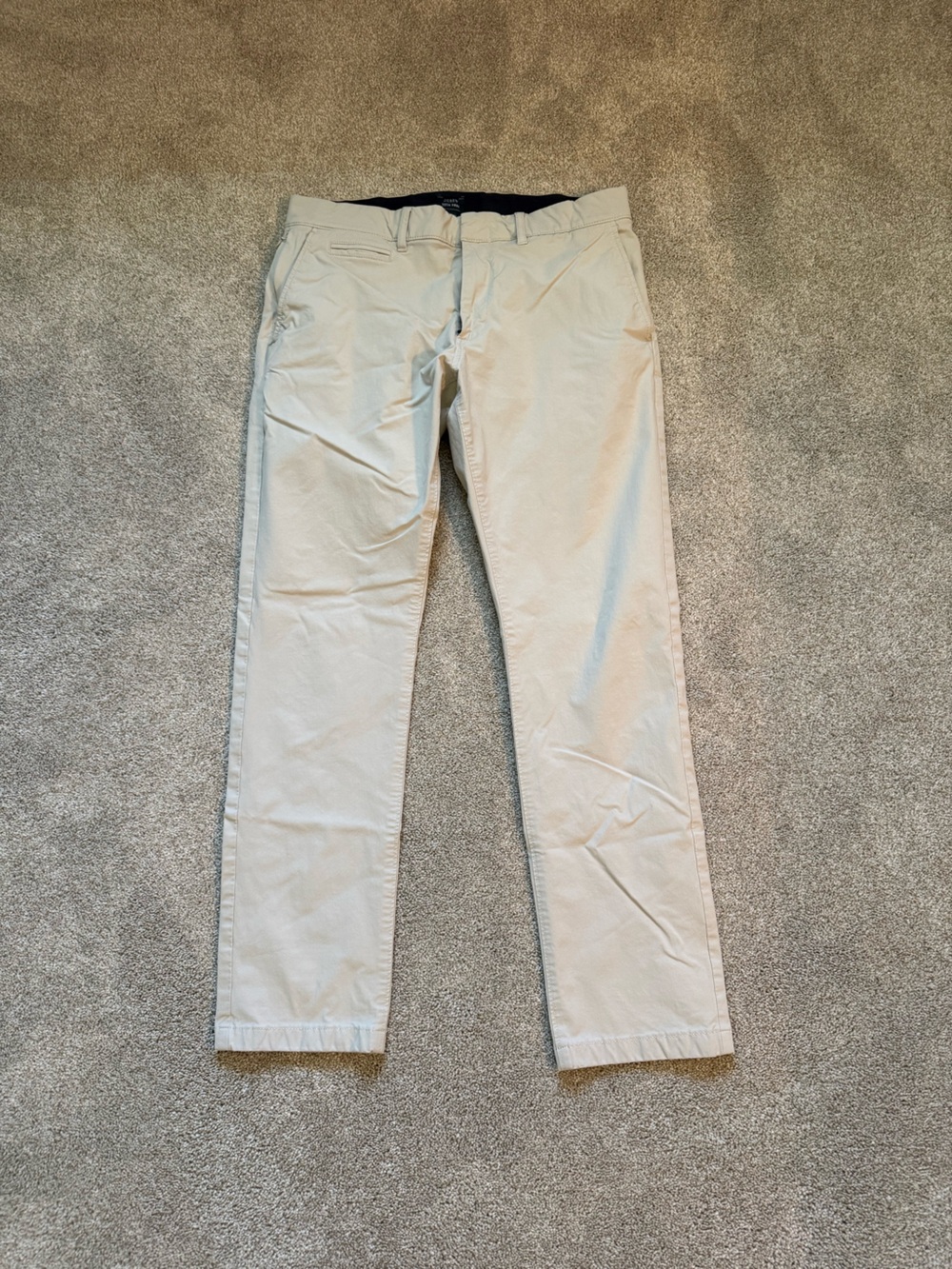J. Crew Men’s Slim Pant in Light Beige